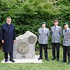 Bürgermeister Thomas Kugler, Oberst Albrecht Katz-Kupke, Oberstleutnant Joachim Lauer und Hauptmann Volker Wolff (von links) stehen für ...