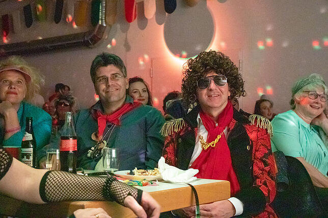 Unter den Gästen: Landrat Martin Kistler (links) und Oberbürgermeister Philipp Frank.