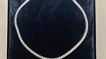 97 Edelsteine sind im geschmuggelten Collier eingefasst.