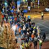 Der Demonstrationszug der sogenannten Montagsspaziergänger in Radolfzell.