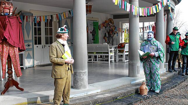Bild : Bilder vom Nebelmännle im Schlosspark Bodman
