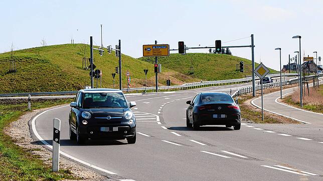 Die Verkehrsentwicklungen wurden an zwölf Messpunkten untersucht, darunter auch die neuen B-31-Anschlussstellen. Das Bild zeigt die ...