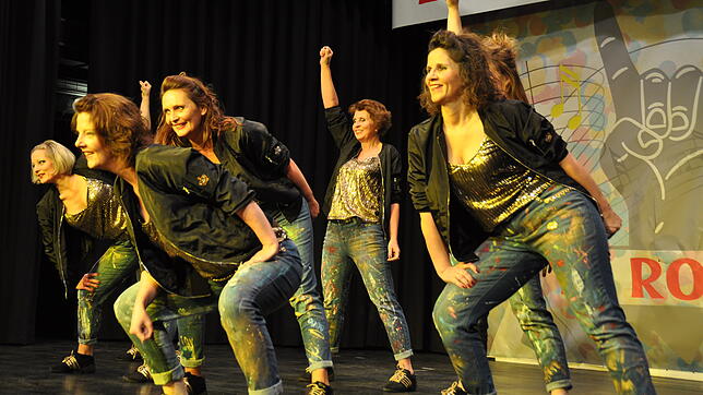 Rockten die Bühne wie eh und je. Die Damen von Ellis Group tanzten als „The Queens“