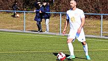 Nedzad Plavci von Südstern Singen im Testspiel gegen Anadolu Radolfzell.