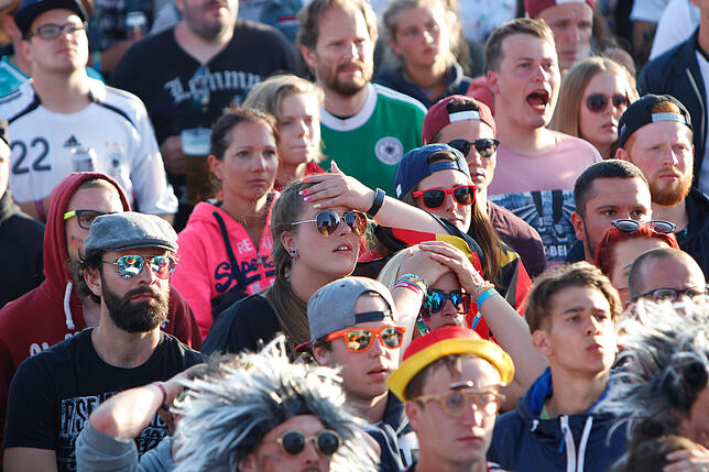 Bild 12: Public Viewing auf dem Southside am Samstag