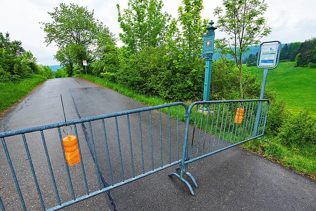 Bild 5: Zäune und Absperrungen: So haben Sie die Grenze bei Blumberg noch nie gesehen