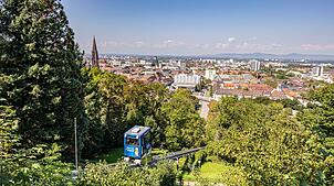 Freiburg ist die Stadt mit dem größten Höhenunterschied