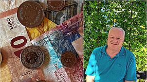 Mit deutschen Euros oder Schweizer Franken die Rente finanzieren? Für Grenzgänger Christian Grutz ist die Antwort klar.