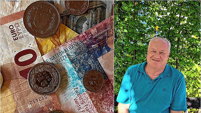 Mit deutschen Euros oder Schweizer Franken die Rente finanzieren? Für Grenzgänger Christian Grutz ist die Antwort klar.