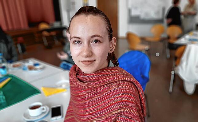 Nasia Bilinska ist Ukrainerin. Sie spricht sehr gutes Deutsch und war vor Jahren bereits als Au Pair in Rottweil.