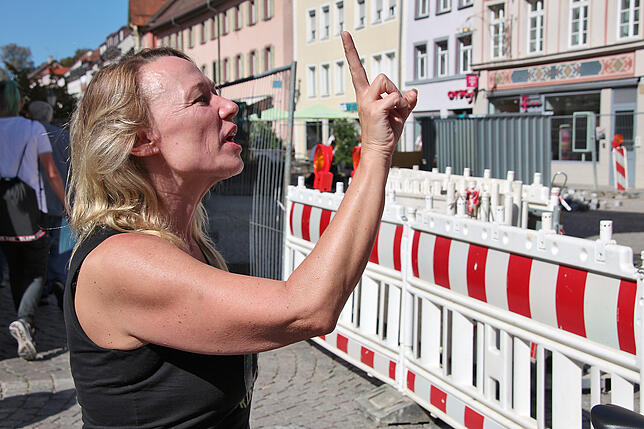 Bild 1: Viel VS-Gegenwind für OB-Kandidatin Fridi Miller beim SÜDKURIER-Stadtgespräch in Villingen