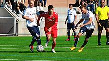 Enttäuschung: Michael Selb (links) und Timon Baumgärtner (rechts) vom FC Schlüchttal wurden bei der U23 des FV Lörrach-Brombach mit ...