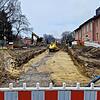 Auf dem Klinik-Areal baut die Spitalstiftung bald 40 neue Personalwohnungen. Rechts im Bild ist das Sozialpädiatrische Zentrum (SPZ), ...