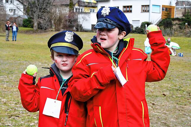 Viel Spaß hatten die kleinen Narren beim Spielenachmittag der Narrenzunft Todtmoos im Kurpark.