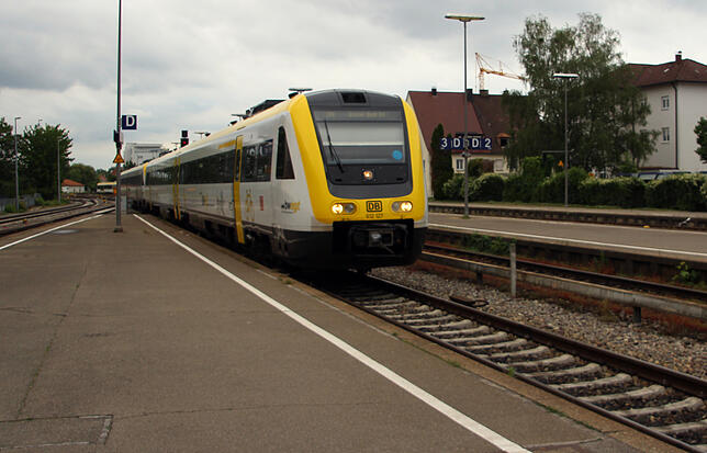 Wer mit dem Zug nach Konstanz fährt, muss einmal umsteigen.