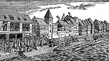 Die Schifflände in Basel war einst ein Sammelpunkt für Auswanderer. Bilder: Archiv Bauckner