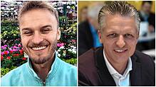 Louis Weißer (links) will für den Bundestag kandidieren und Thorsten Frei das Direktmandat abnehmen.