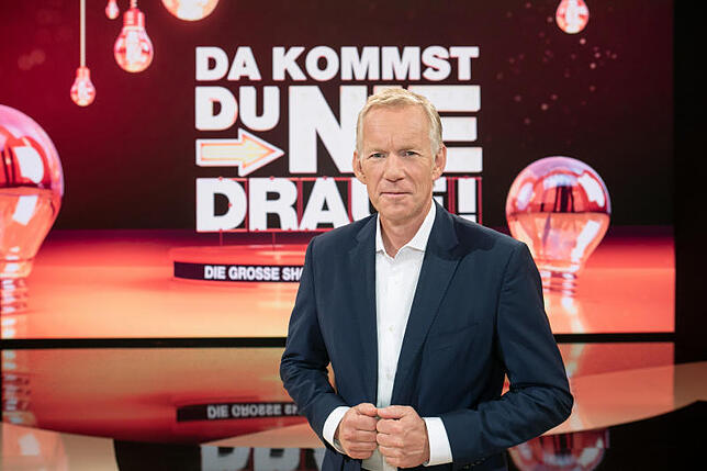 "Da kommst du nie drauf!" mit Johannes B. Kerner erreicht im Schnitt 2,2 Millionen Zuschauer.