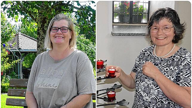 Britta Kaiser (links) hat das Freilichtmuseum Klausenhof aus seinem Dornröschenschlaf aufgeweckt und Barbara Dannenberger engagiert sich ...