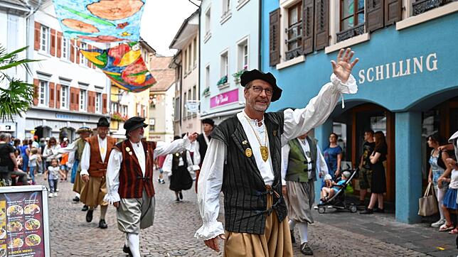 Positive Bilanz des Tiengener Heimatfest 2023, hier der Umzug.