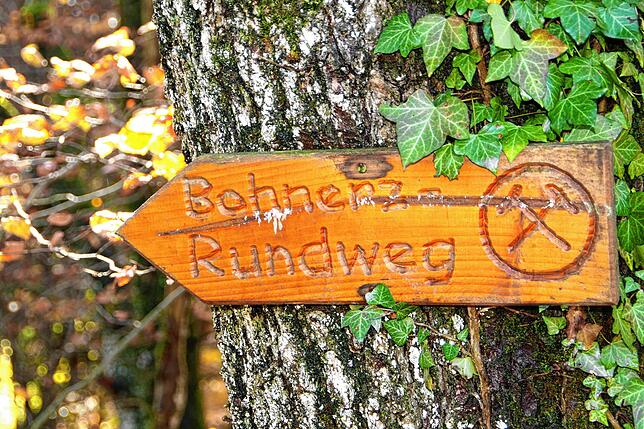 Drei Kilometer lang ist der Bohnerzrundweg in Küßnach.