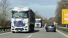 Die B31-neu in Fahrtrichtung Friedrichshafen vor der Ausfahrt Ost: Durch Bauarbeiten wird es von 6. Mai bis voraussichtlich Ende Juni zu ...