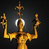Eine Heilige war die echte Imperia nicht – auch wenn es auf diesem Archivbild so wirkt, als hätte die nach ihr benannte Statue einen ...