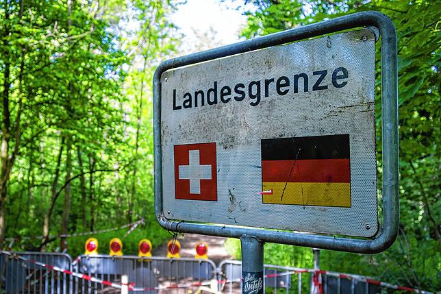 Hier endet die Schweiz und beginnt Deutschland &ndash; oder andersherum.