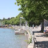 Der Uferpark, dessen Neugestaltung im Herbst vom Gemeinderat beschlossen werden könnte, sollte nach Ansicht einiger Befragter nicht ...