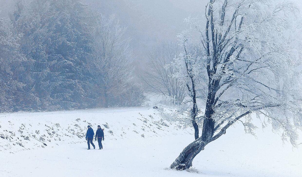 So wird das Wetter: Schnee, Glätte und Frost in Baden-Württemberg