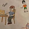 Der deprimierende Alltag während des Schul-Lockdowns: Eine Klasse!-Reporterin zeigt in einer Karikatur, was vermieden werden sollte.