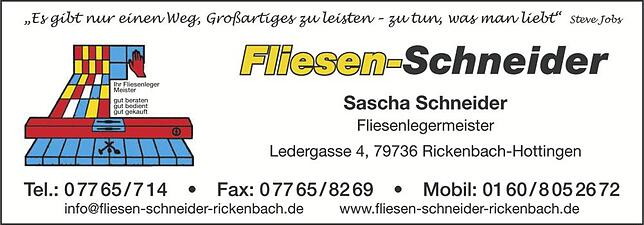 Bild 2: Betriebsübergabe bei Fliesen Schneider und 30 jähriges Bestehen: Generationswechsel: Qualität bleibt das Maß