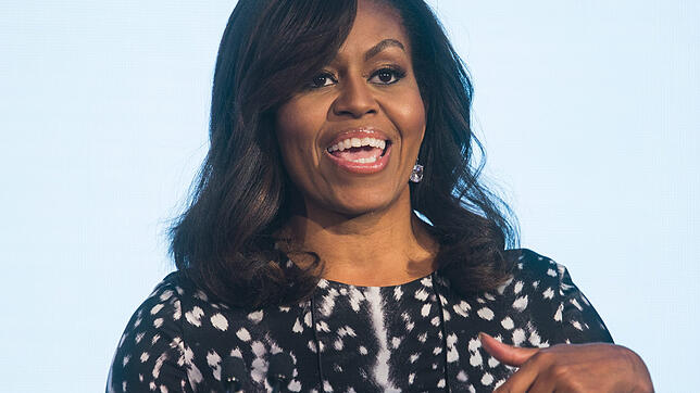 Michelle Obama, damalige First Lady, spricht auf einer Veranstaltung.