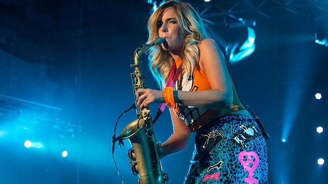 Candy Dulfer ist immer für eine groovige Party gut.
