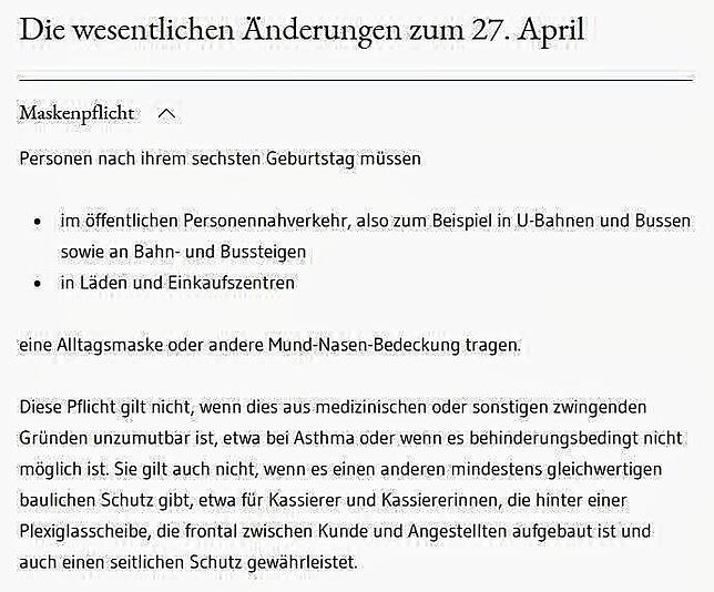 Diese Übersicht gibt es auf der Seite de baden-württembergischen Sozialministeriums.