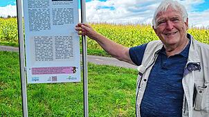 Josef Vogt, bekannter Brigachtaler Geschichtskenner, hat maßgeblich daran mitgewirkt, dass in Brigachtal der Geschichtspfad neu ...