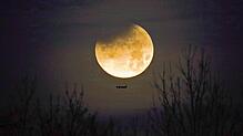 Bild : Supermond, Sternschnuppen – und Wolken am Abendhimmel