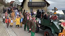 Bunt war der Fasnachtsumzug in Eschbach.