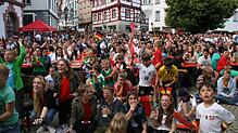 Bei der WM vor zwei Jahren beim Public Viewing in Pfullendorf.