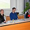 Moderiert von Petra Neubauer, diskutierten Christoph Trütken und Martina Braun im Otto-Sieber-Saal intensiv mit den Besuchern, darunter ...