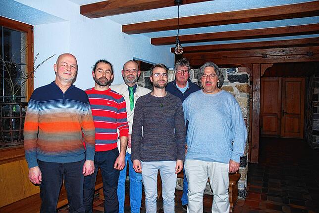 Sie treten für Jestetten an (von links): Markus Weißenberger, Sebastian Weigand, Henry Brückel, Paul Lübke, Thomas Godt und Herbert ...