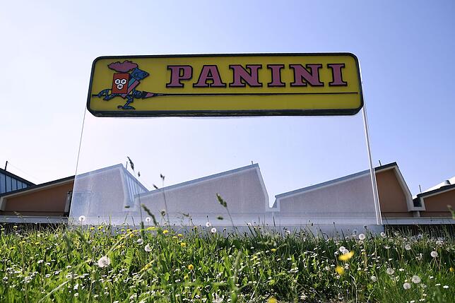 Die Panini-Fabrik in Modena, Italien.
