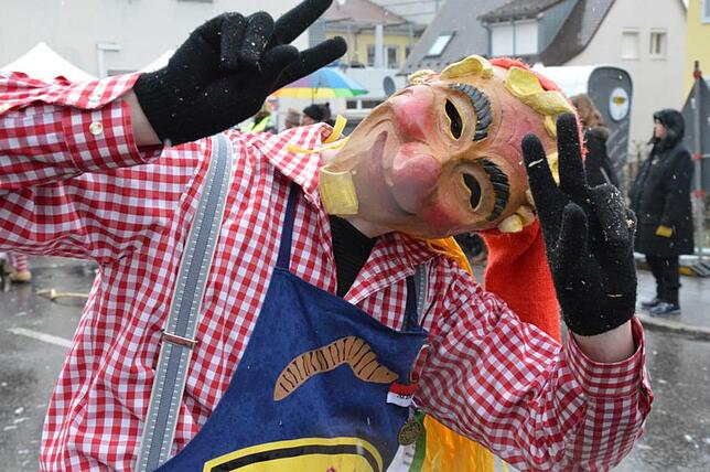 Bild 18: Bilder vom Narrensprung beim Ringtreffen des Alemannischen Narrenrings (Teil 3)