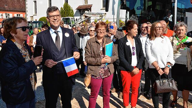 Bild : Bilder vom Empfang der Delegation aus Ensisheim im Markdorfer Rathaus (1/2)