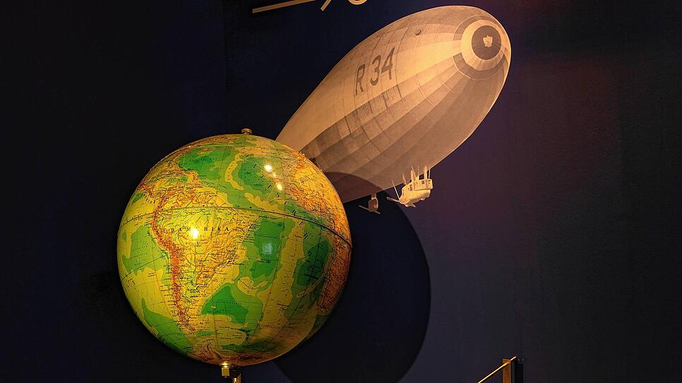 Die Ausstellung &bdquo;Die Vernetzung der Welt&ldquo; erzählt die Geschichte der Luftfahrt über den Atlantik.