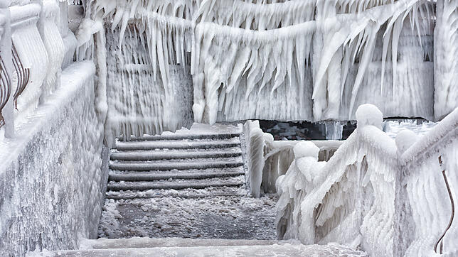 Die Winter vor Ort sind lang und hart.