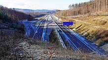 Die A¦98 im Karsauer Wald: Die Vorbereitungen für den Weiterbau der Straße laufen bereits. Foto: Regierungspräsidium Freiburg