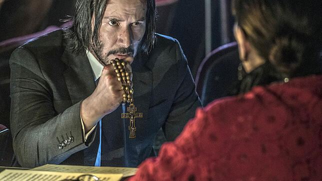 Keanu Reeves als John Wick in einer Szene von &bdquo;John Wick: Kapitel 3&ldquo;. Der Film läuft bereits in den Kinos.