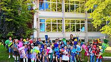 Die Klasse 1a der Eichendorffschule Donaueschingen mit Klassenlehrerin Georgia Totzek