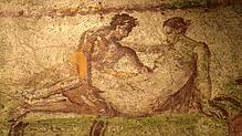 Sex-Darstellung auf einem Fresko in Pompeji: Das Schamgefühl war damals noch ein anderes.